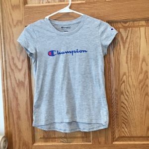 Champion grey youth t-shirt size Large